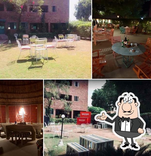 The interior of The Laughing B Restaurant & Pub Jodhpur