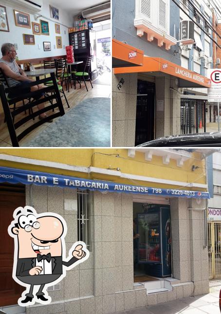 O exterior do Lancheria Aureense
