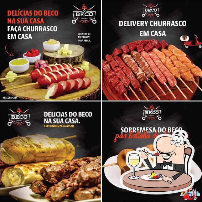 Platos en House One Burgers e Espetos