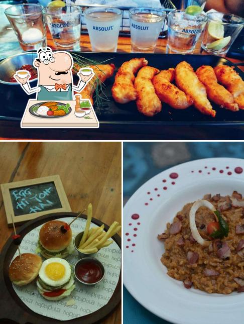 Food at Hoppipola (Acropolis)