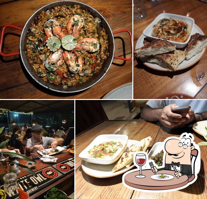 Food at Darvish Persian & Spanish Restaurant