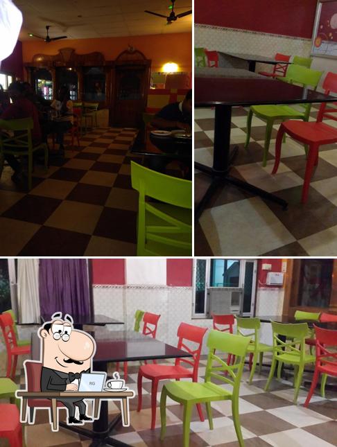 The interior of JYOTI Bar & Restaurant