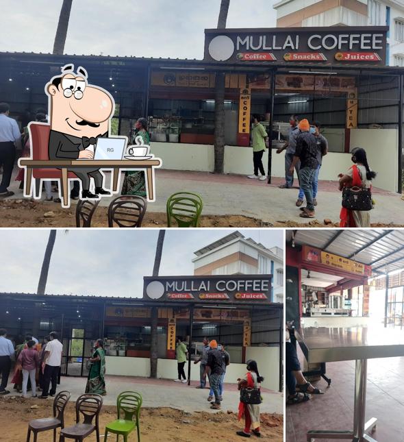 The interior of Mullai filter coffee house(Rasi Nagar)