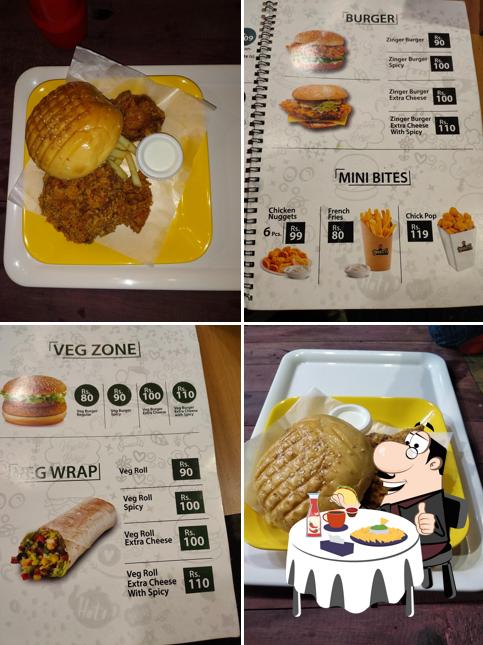 Try out a burger at Broasty's Fried Chicken