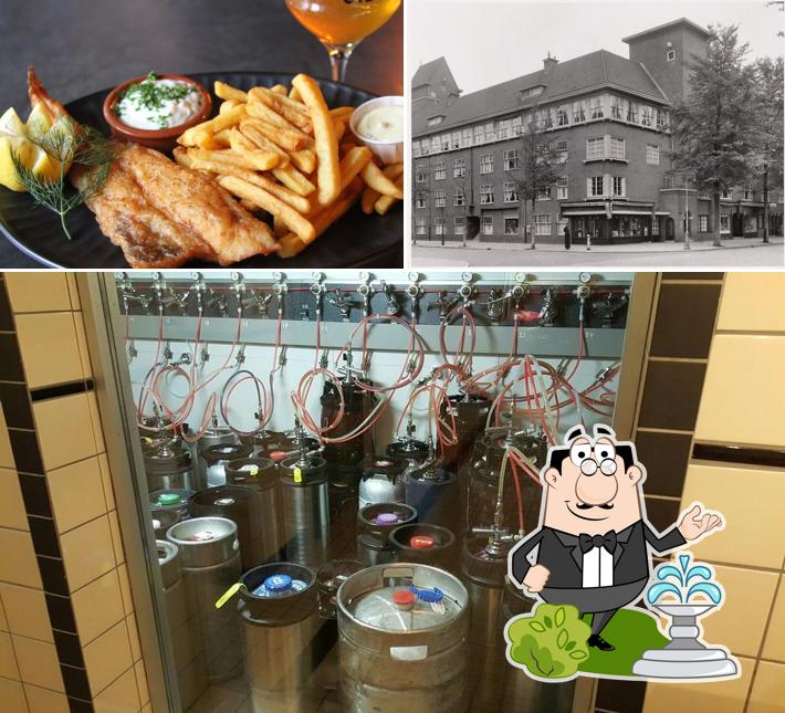 Parmi les différentes choses de la extérieur et la frites, une personne peut trouver sur Tap Zuid