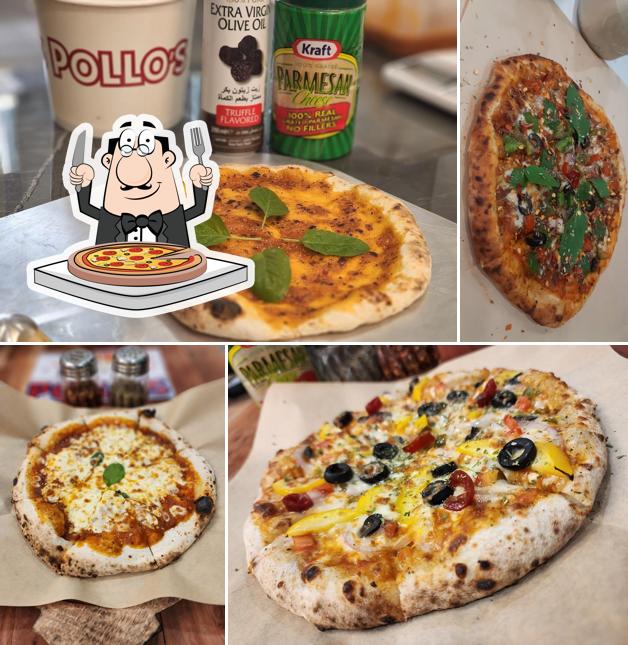 Get pizza at Pollo's Neapolitan Pizzeria