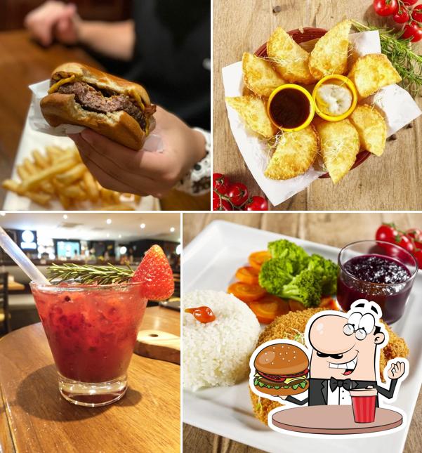 Peça um hambúrguer no Jabs Gastrobar