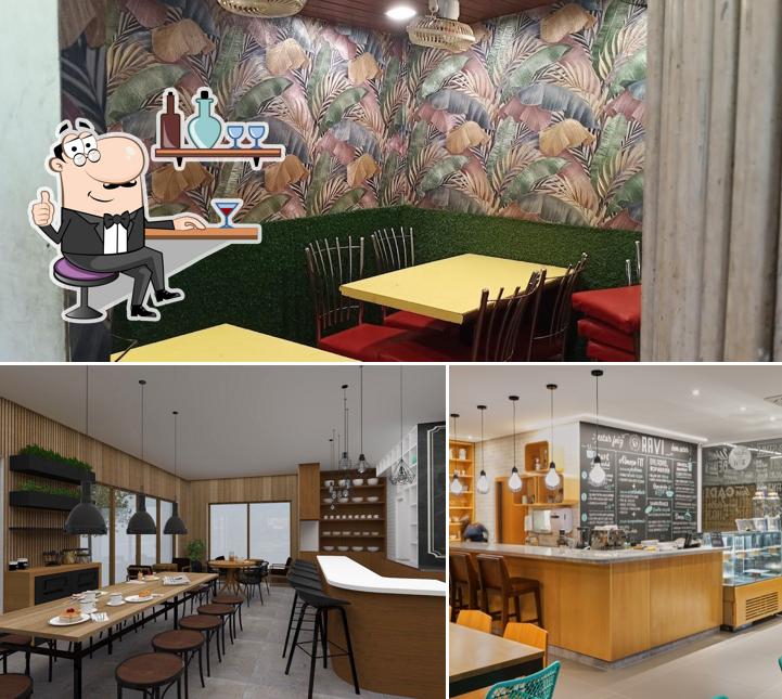 The interior of Cafe Ravi