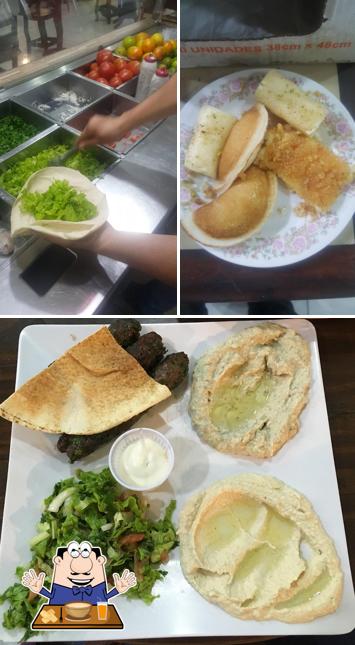 Platos en ArabWay Cafe