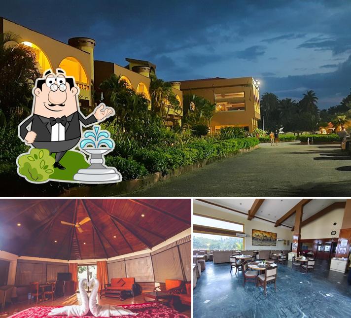 You can get some fresh air at the outside area of Paradise Isle Beach Resort