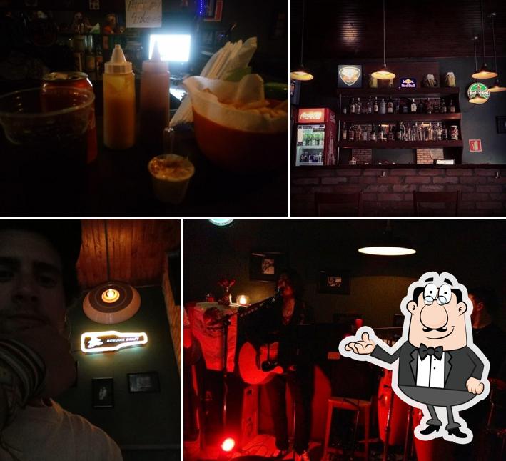 O interior do São Patrício Bar