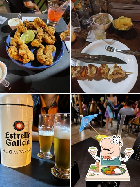 Batatas fritas em Trem Azul Música e Bar