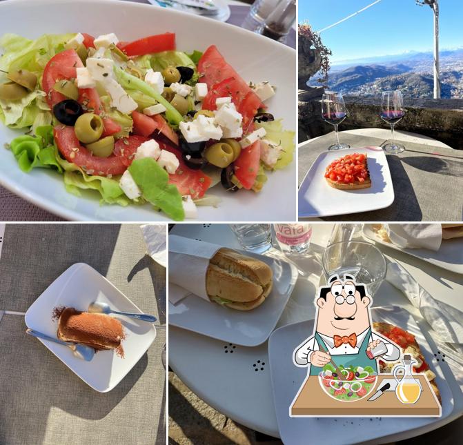 Insalata greca al Il Balcone sul Lago Café
