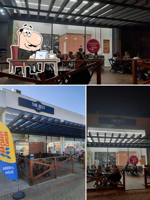 O interior do The Best Açaí - Rolândia