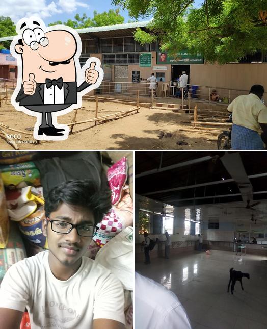 See this picture of Amma Unavagam