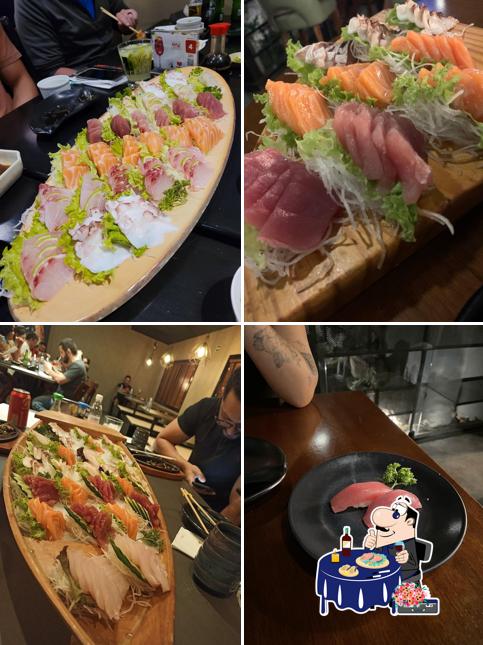 Sashimi em Restaurante Yoshi's | Pq. Campolim