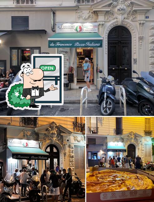 Profitez de la vue extérieure de Pizza da Francesco