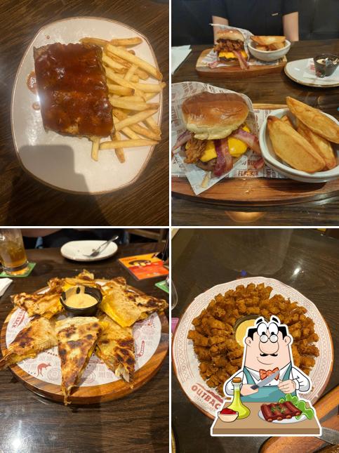 Costelas de porco em Outback Steakhouse