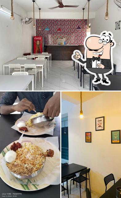 The interior of MEGHANA BIRYANI PURE HYDERABADI STYLE