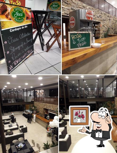 Sente em uma das mesas no Joca Restaurante Vila Rio Branco