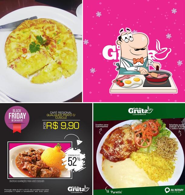 Omeletes em Café da gruta conveniência