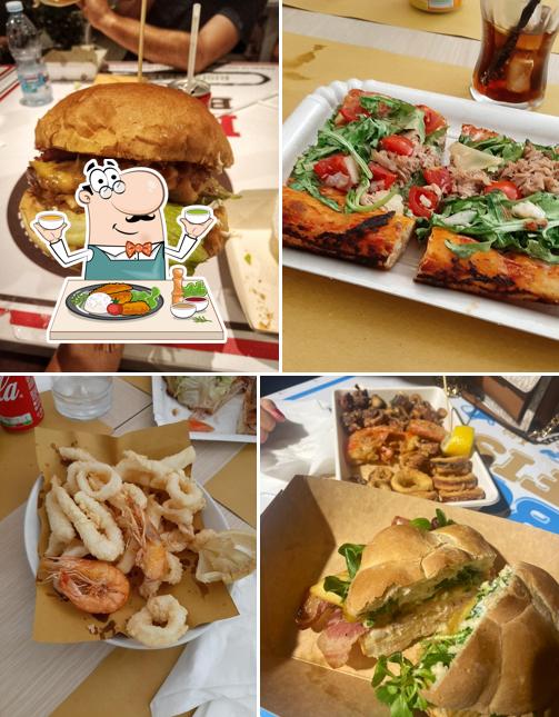 Panino con maiale stirato al Bojo Fish/Burger