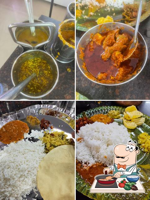 Chicken curry at Sree Harsha Deluxe Mess