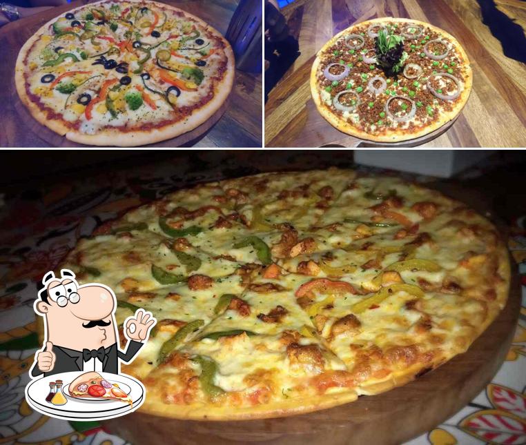 Pick pizza at BOHO Rooftop Restaurant & Bar