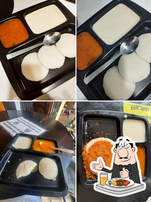 Idli at Naadbramha Idli Mauli Chowk, Kolhapur