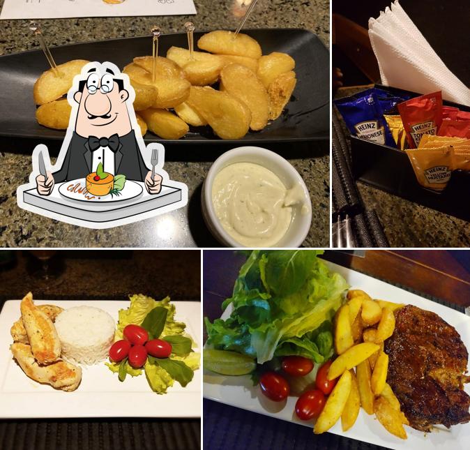 Comida em Badger's Beef Burger & Grill