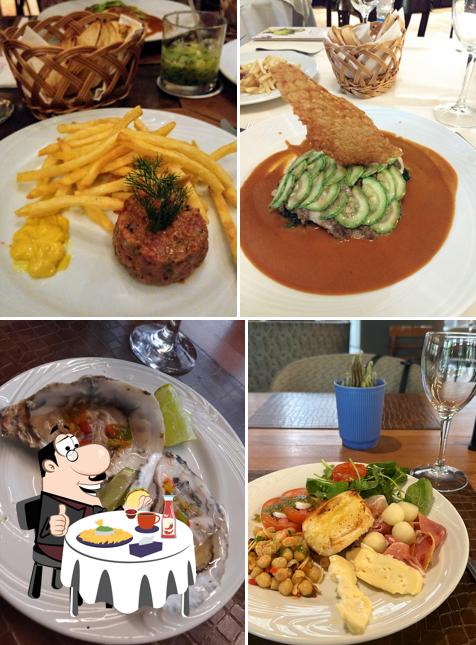 Prato de queijo em Restaurante All Seasons