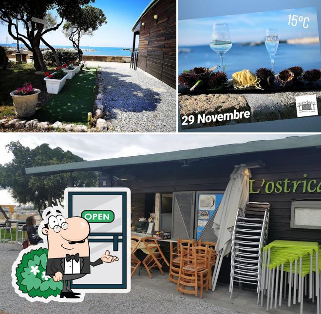 Goditi la vista dagli esterni di L'ostricaio