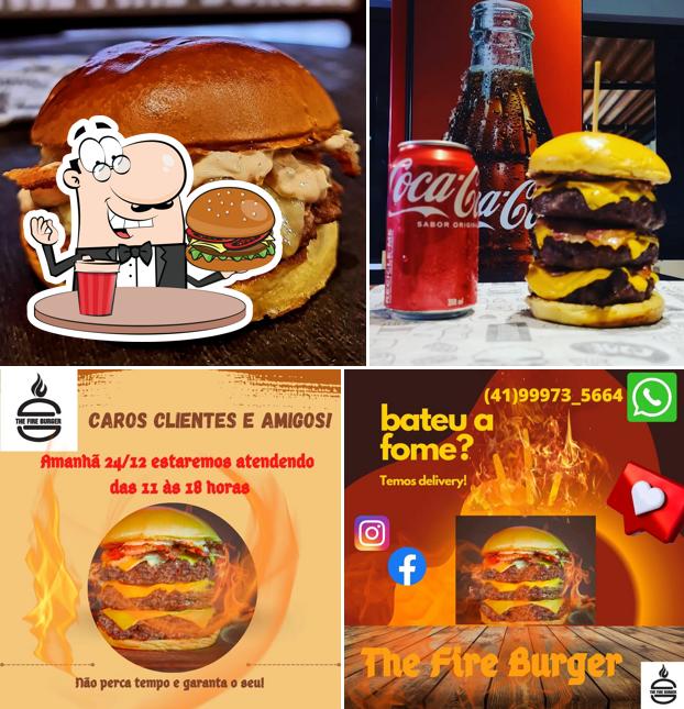 Hambúrguer em The fire Burger