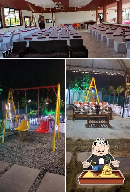 The photo of play area and interior at Chehita Pure Veg Restaurant, Function Hall & Catering Services Akluj