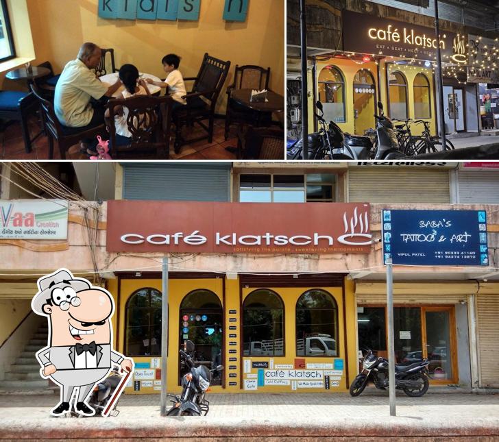 The restaurant's exterior and interior