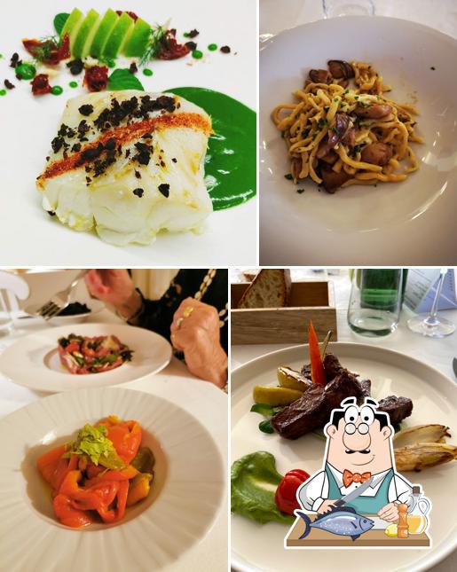 Salmone grigliato al Ristorante Degli Angeli