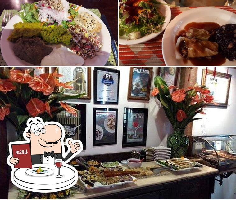 Comida em Refeitório Orgânico