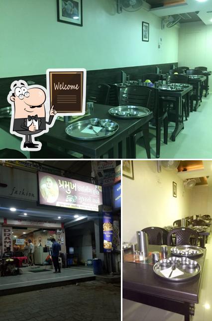 Look at the picture of Pramukh dinning hall