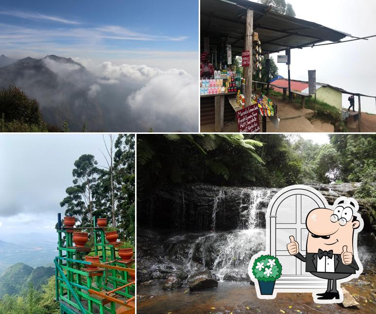 Check out how Mountain View Point SK snacks shop & fresh juice's point looks outside