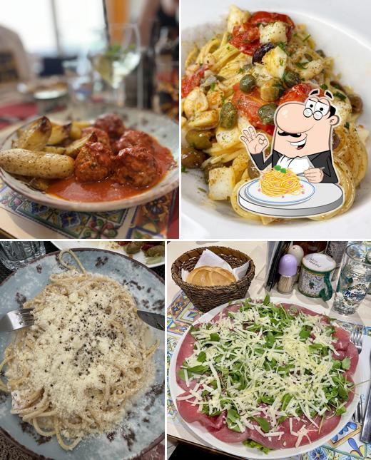 Spaghetti alla carbonara al Osteria da Marco