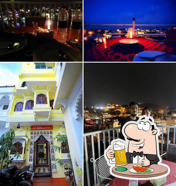 Order a pint of light or dark beer