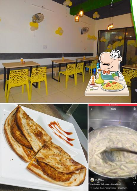 The picture of food and interior at All Swag - The Pizza Hub