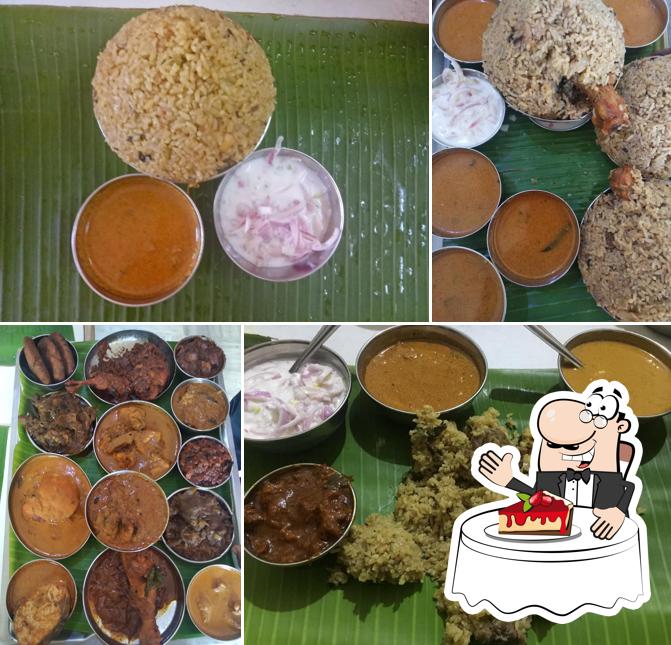 Anandass Chettynadu Unavu Viduthi serves a selection of desserts