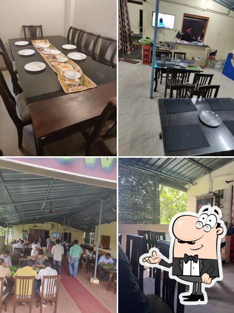 The interior of ಗೌಡ್ರು ಮನೆ ಮುದ್ದೆ ಊಟ