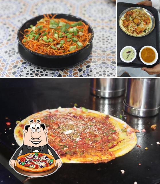 Try out pizza at Shri Krishna