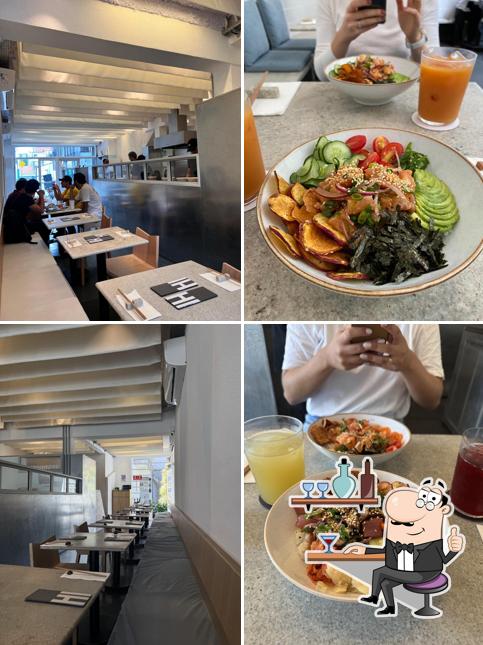 O interior do Hi Pokee - Restaurante