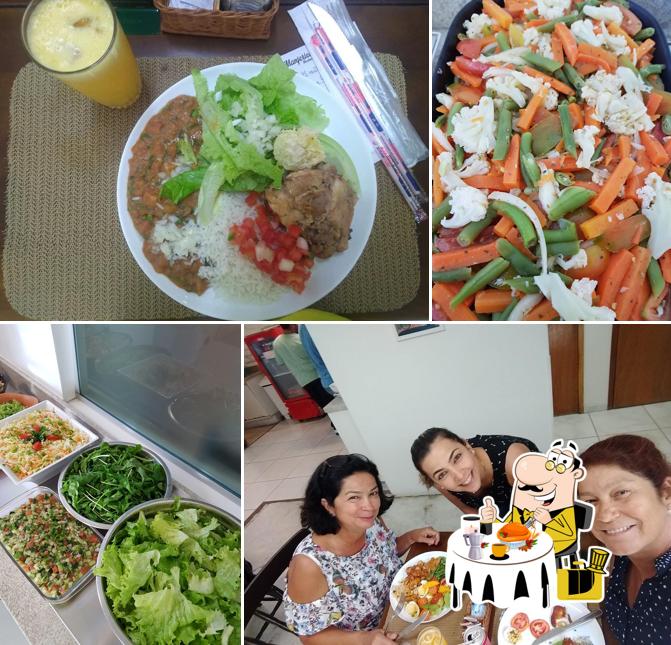 Comida em Manjericão Restaurante