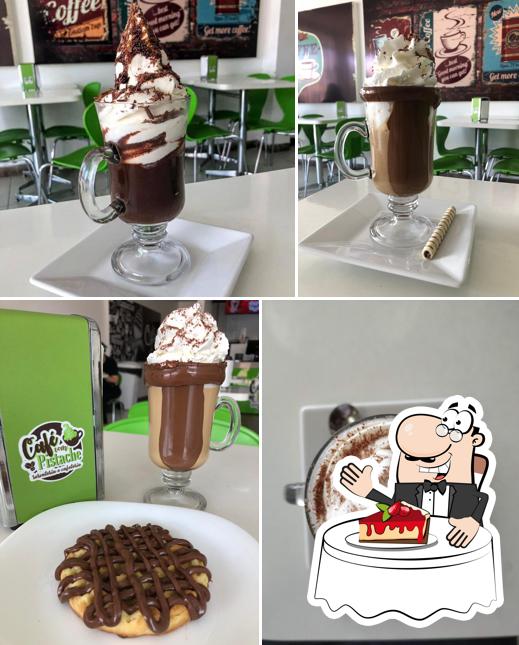 Café com Pistache provê uma seleção de sobremesas