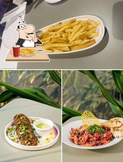 French fries at Sattva Pure Veg Restaurant