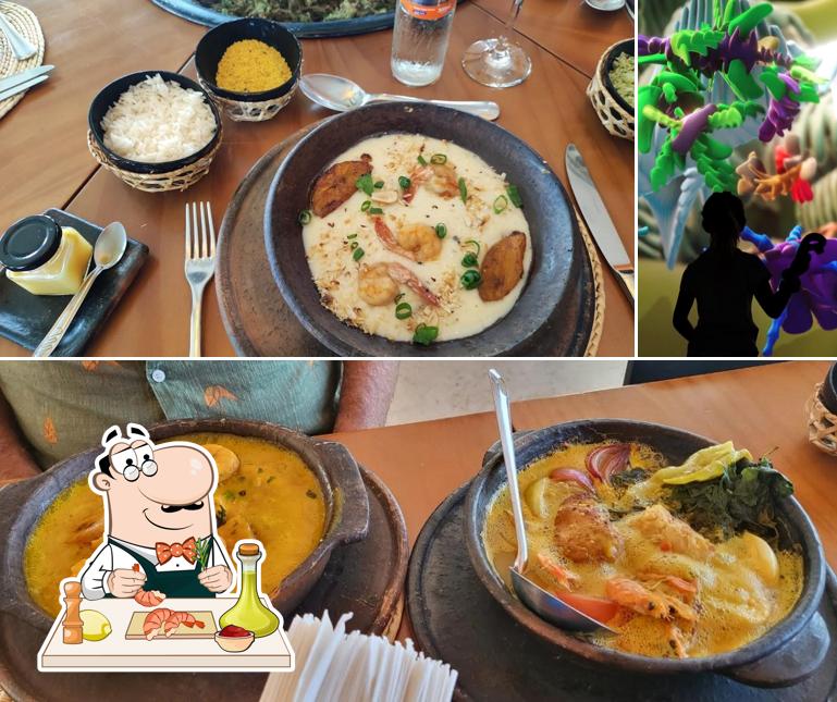 Camarão e grãos em Casa do Saulo Museu do Amanhã